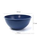 Set of 6 Multi-color Plastic Mixing Bowls